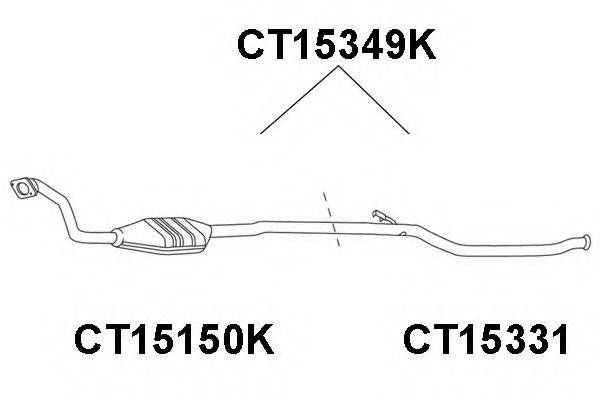 VENEPORTE CT15349K Каталізатор