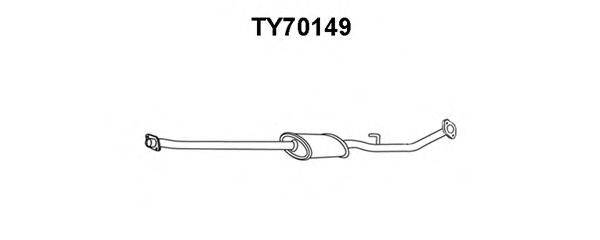 VENEPORTE TY70149 Передглушувач вихлопних газів