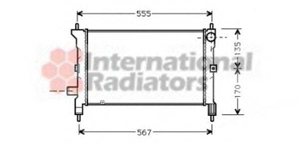 ROV/TRI/JAG/AUS/MG PCC10233EVA Радіатор, охолодження двигуна