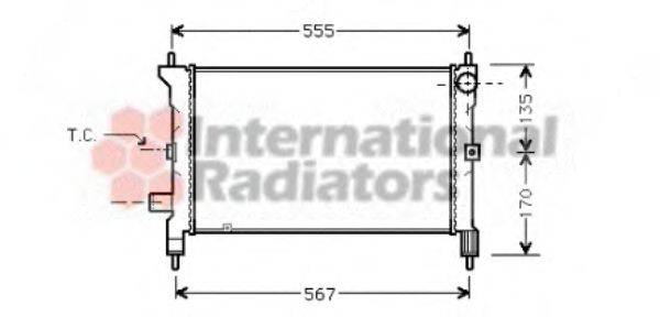 ROV/TRI/JAG/AUS/MG PCC10302 Радіатор, охолодження двигуна