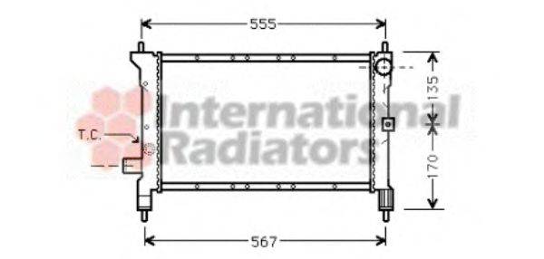 ROV/TRI/JAG/AUS/MG GRD165 Радіатор, охолодження двигуна