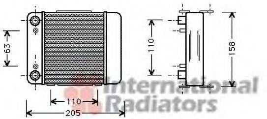 PAPE 25253 масляний радіатор, моторне масло