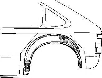 VAN WEZEL 3727345 Колісна ніша