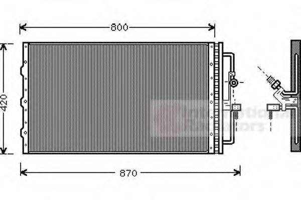 NRF 35177 Конденсатор, кондиціонер