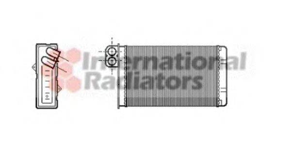 VAN WEZEL 40006233 Теплообмінник, опалення салону