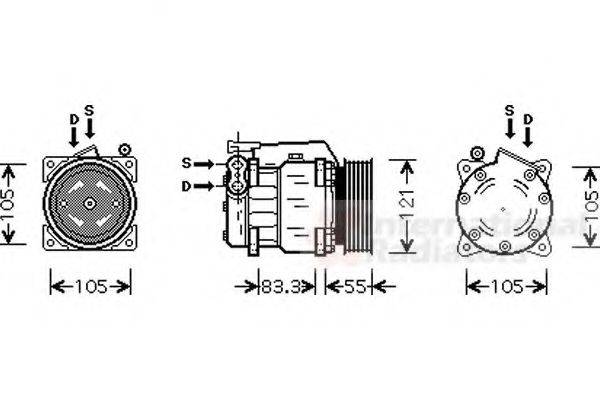 VAN WEZEL 0100K090