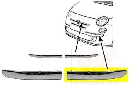 FIAT 0735455057 Облицювання, бампер