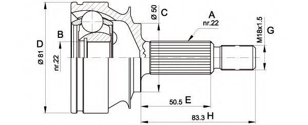 OPEN PARTS CVJ5267.10