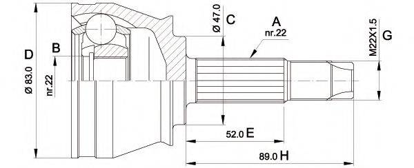 OPEN PARTS CVJ5436.10