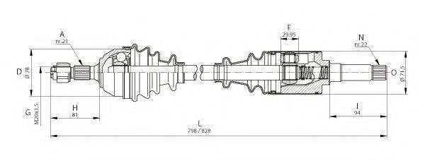 OPEN PARTS DRS6001.00