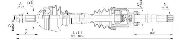 OPEN PARTS DRS6398.00