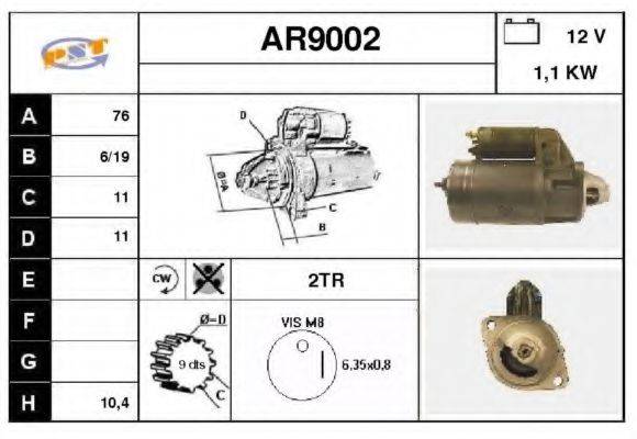 SNRA AR9002 Стартер