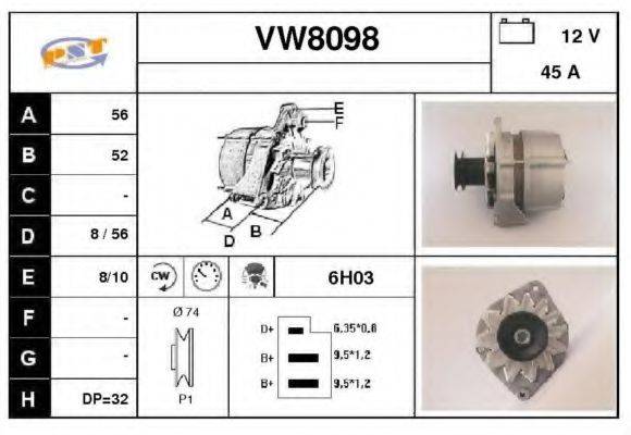 SNRA VW8098