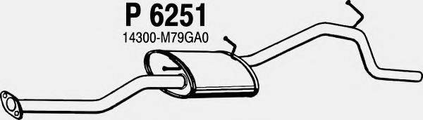 FENNO 6251 Глушник вихлопних газів кінцевий