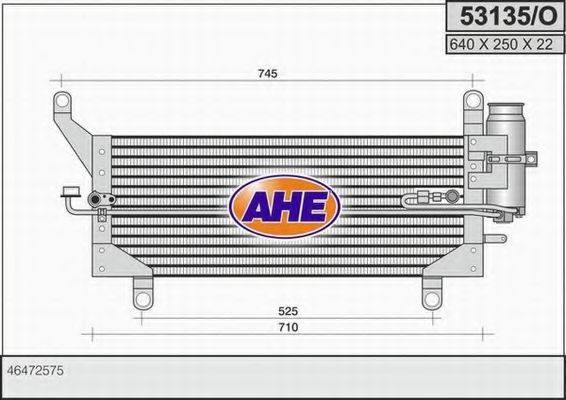 AHE 53135O Конденсатор, кондиціонер