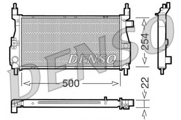 NPS DRM24003 Радіатор, охолодження двигуна