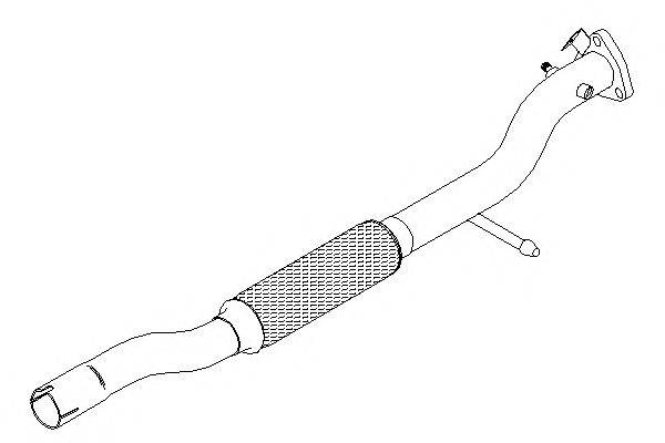 KLARIUS 301973 Труба вихлопного газу