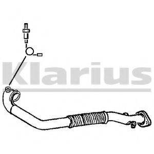 KLARIUS 301071 Труба вихлопного газу