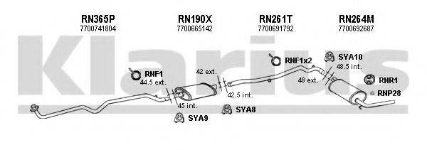 KLARIUS 720497U Система випуску ОГ