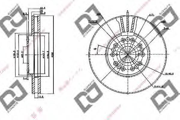 TOYOTA 43512 50090 гальмівний диск