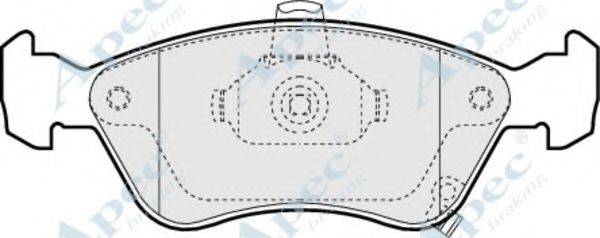 APEC BRAKING PAD1011