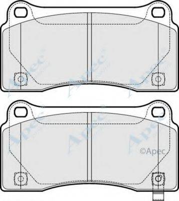 APEC BRAKING PAD1746 Комплект гальмівних колодок, дискове гальмо