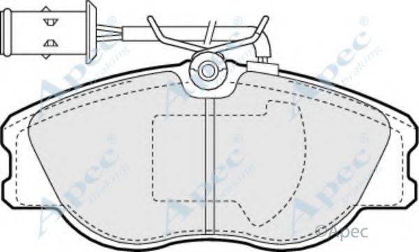 APEC BRAKING PAD672