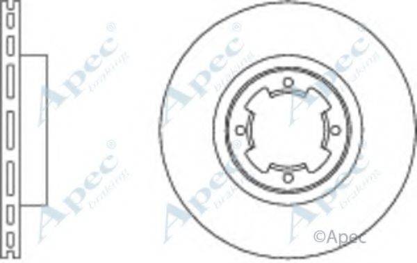 APEC BRAKING DSK209 гальмівний диск