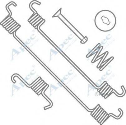 APEC BRAKING KIT992 Комплектуючі, гальмівна колодка