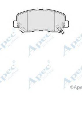 APEC BRAKING PAD2076