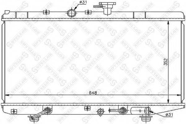 STELLOX 1025379SX Радіатор, охолодження двигуна