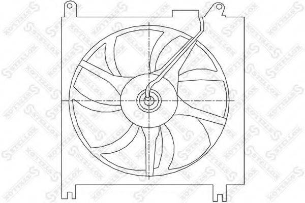 STELLOX 2999439SX Вентилятор, охолодження двигуна