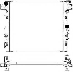 JEEP 68143886AA Радіатор, охолодження двигуна