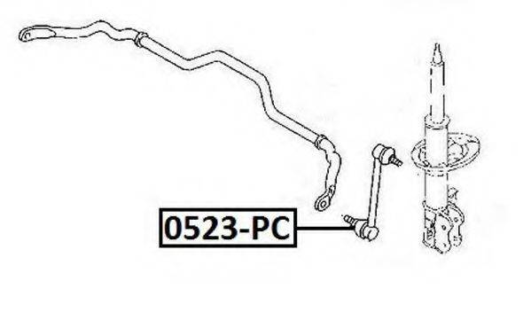 ASVA 0523PC Тяга/стійка, стабілізатор