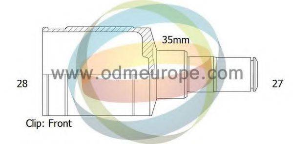 ODM-MULTIPARTS 14236095 Шарнірний комплект, приводний вал