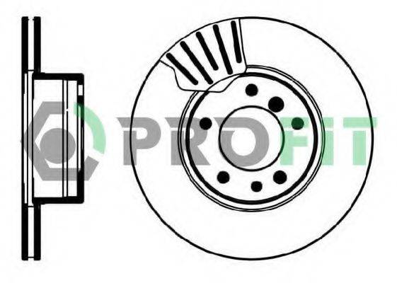PROFIT 50100211 гальмівний диск