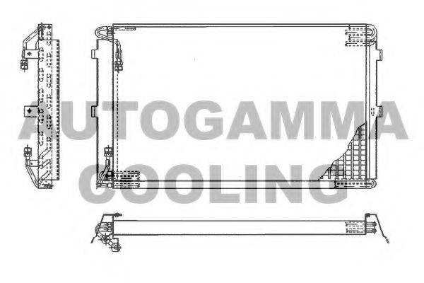 AUTOGAMMA 102825 Конденсатор, кондиціонер