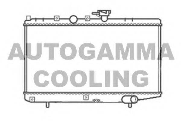 AUTOGAMMA 103817 Радіатор, охолодження двигуна