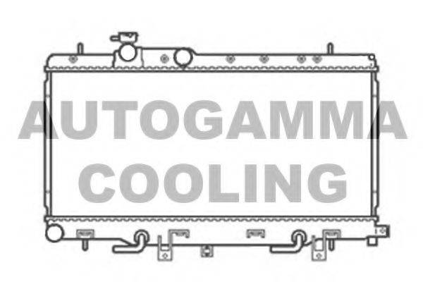 AUTOGAMMA 104708 Радіатор, охолодження двигуна