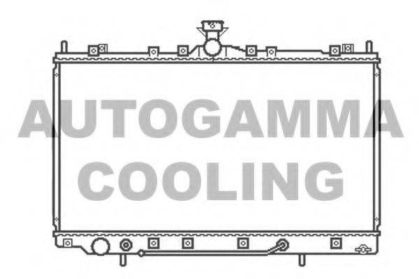 AUTOGAMMA 105660 Радіатор, охолодження двигуна