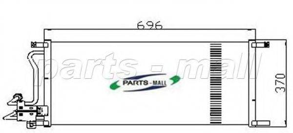 PARTS-MALL PXNC2020 Конденсатор, кондиціонер