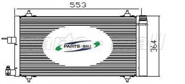 PARTS-MALL PXNCX010Z Конденсатор, кондиціонер