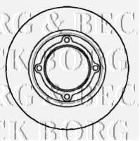 BORG & BECK BBD5024 гальмівний диск