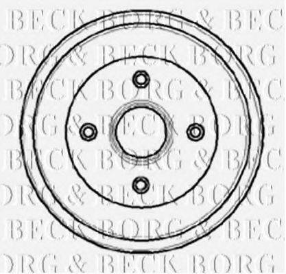 BORG & BECK BBR7033 Гальмівний барабан
