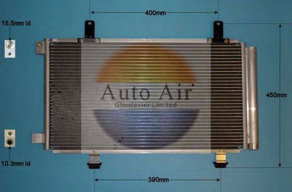 AUTO AIR GLOUCESTER 169721 Конденсатор, кондиціонер