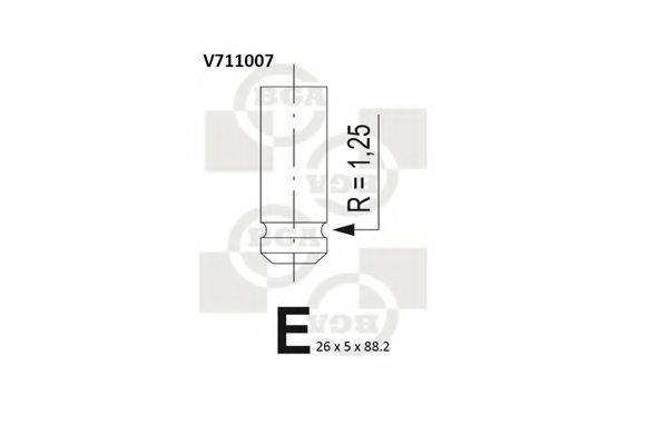 BGA V711007 Впускний клапан