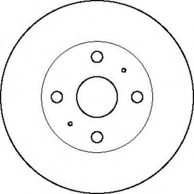 BRAKE ENGINEERING DI952680 гальмівний диск