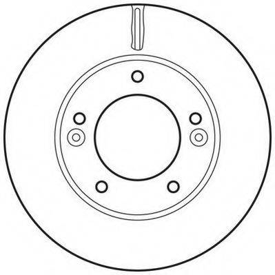 TOYOTA (FAW) 424310P010 гальмівний диск