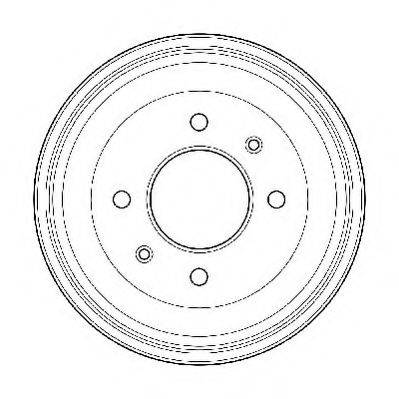 BREMBO 14328110 Гальмівний барабан