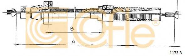 FIAT ZF05929979 Тросик газу